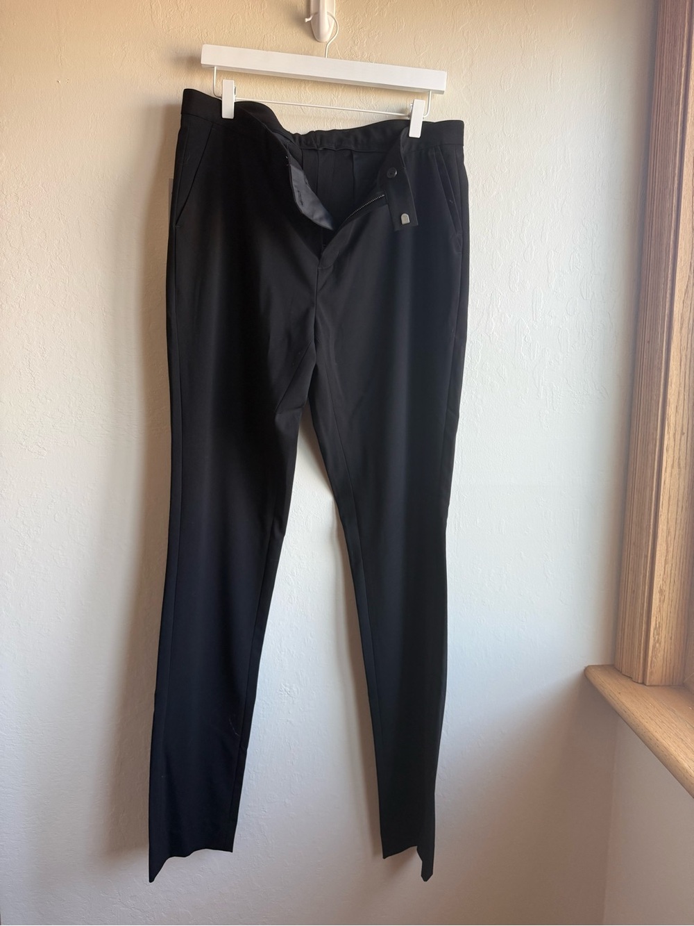 Ministry of Supply Black Tailored Dress Pants